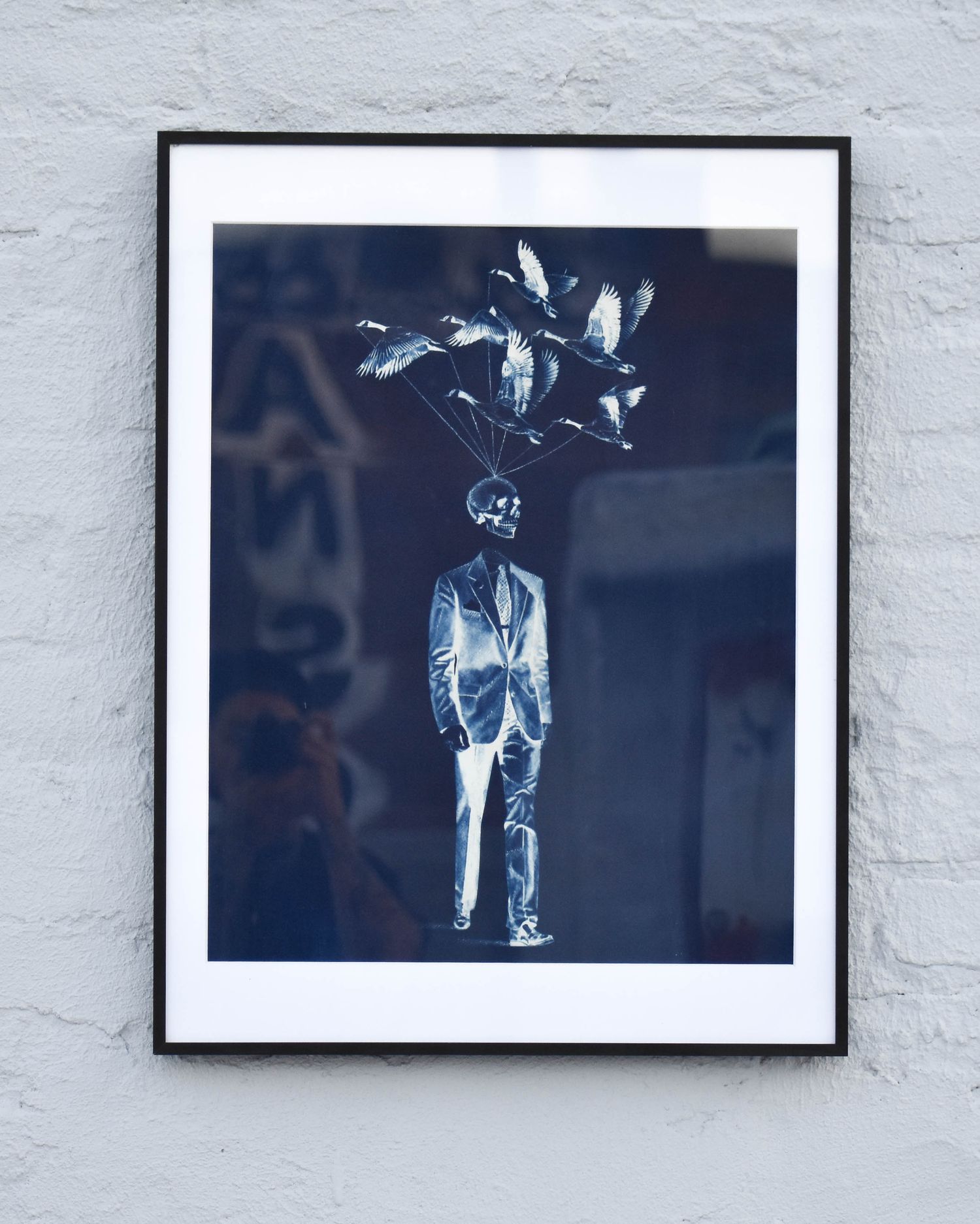 Objects — cyanotype print