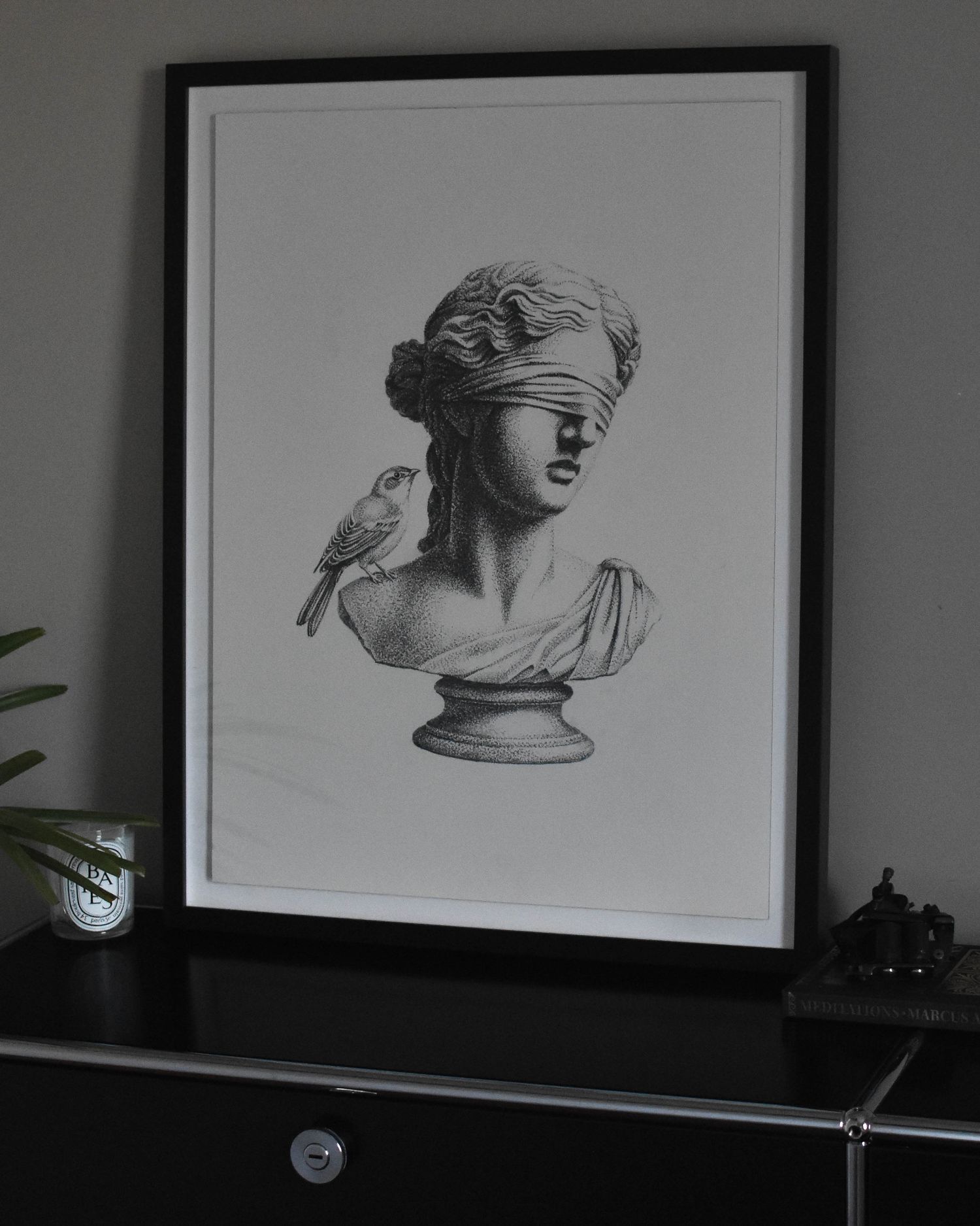 Objects — ink on paper piece