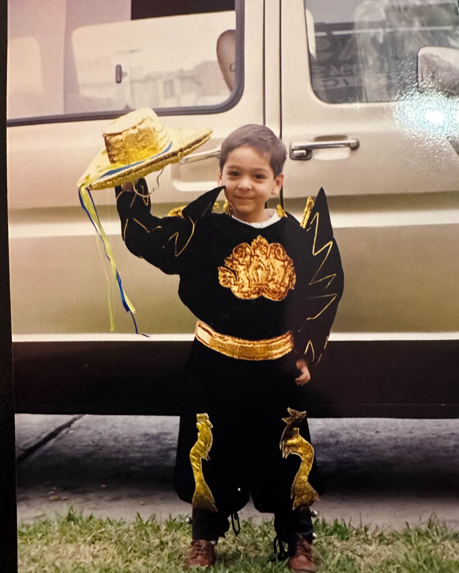 Bryan as a child in Peru