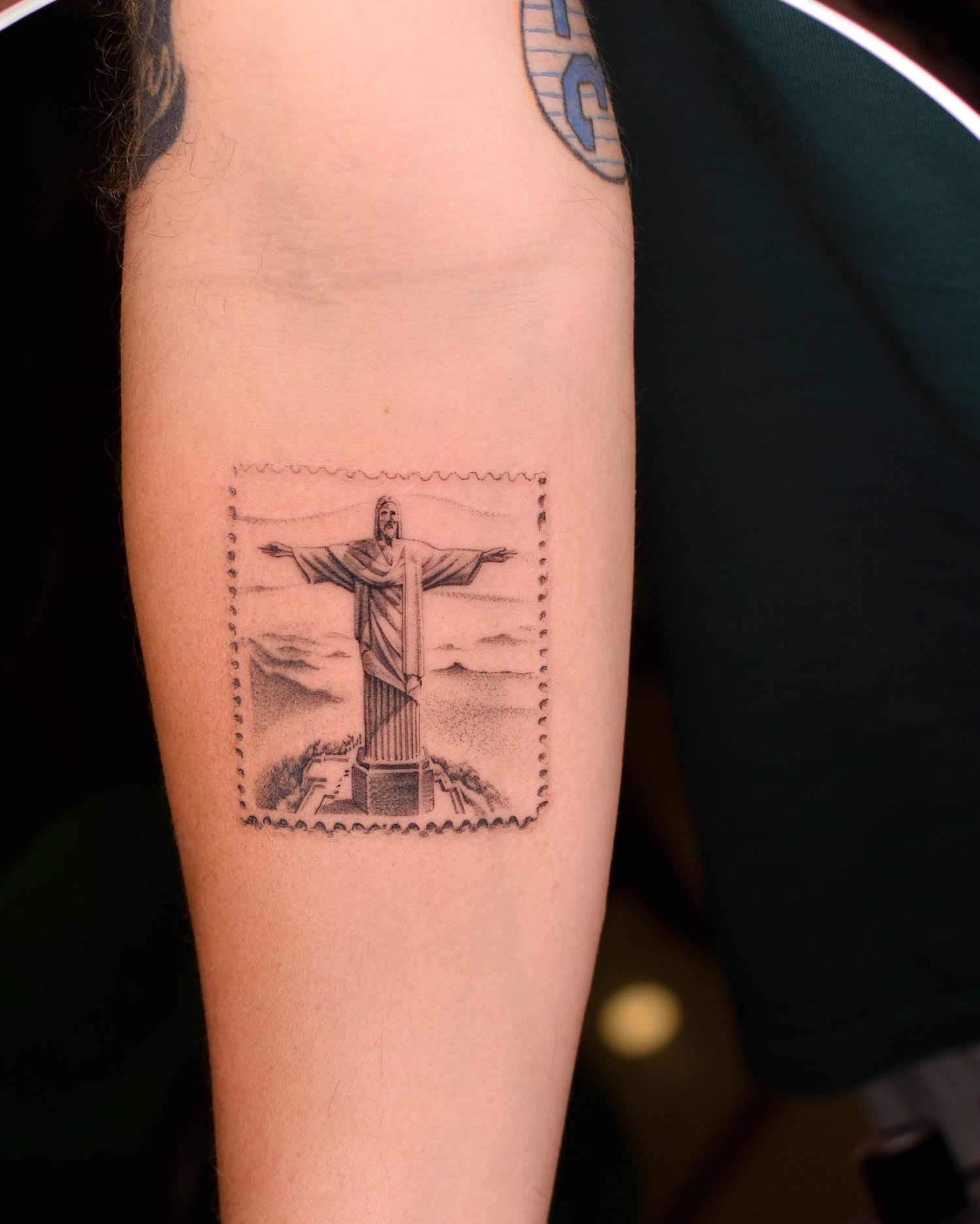Tattoo — Christ the Redeemer postage stamp